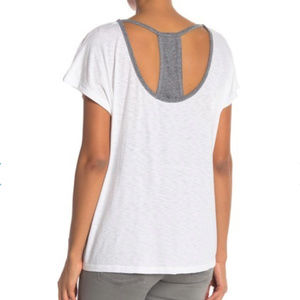 Reversable! Michael Stars Racerback Crew Neck Tee